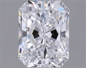 Foto Diamante Natural 0.51 quilates, Radiante , Color D, claridad VVS1 y certificado GIA de