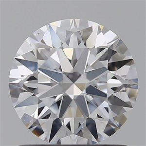 Picture of Lab Grown Diamond 1.01 Carats, Round with Ideal Cut, D Color, VS2 Clarity and Certified by IGI