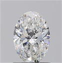 Natural Diamond 1.01 Carats, Oval with  Cut, F Color, VS1 Clarity and Certified by GIA