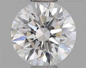 Picture of Natural Diamond 0.42 Carats, Round with Excellent Cut, E Color, VVS2 Clarity and Certified by GIA