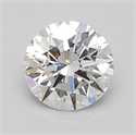 Lab Grown Diamond 0.72 Carats, Round with Excellent Cut, D Color, VVS1 Clarity and Certified by GIA