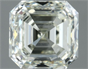 Natural Diamond 1.00 Carats, Asscher with  Cut, K Color, VS2 Clarity and Certified by IGI