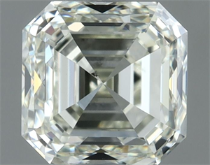 Picture of Natural Diamond 1.00 Carats, Asscher with  Cut, K Color, VS2 Clarity and Certified by IGI