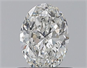 Diamante Natural 0.51 quilates, Ovalado , Color F, claridad VVS1 y certificado GIA