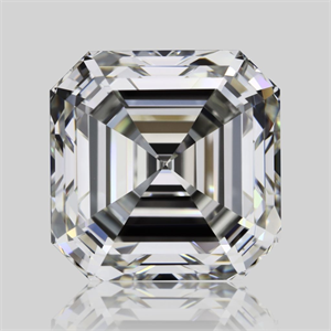 Picture of Natural Diamond 2.14 Carats, Asscher with  Cut, I Color, VVS1 Clarity and Certified by GIA