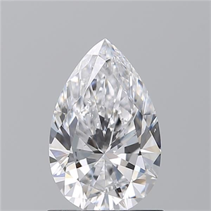 Picture of Natural Diamond 0.91 Carats, Pear with  Cut, D Color, SI1 Clarity and Certified by GIA