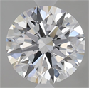 Lab Grown Diamond 2.29 Carats, Round with Ideal Cut, F Color, IF Clarity and Certified by IGI