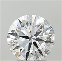 Del inventario de diamantes de laboratorio, 2.50 quilates, Redondo , Color E, claridad VVS2 y certificado IGI