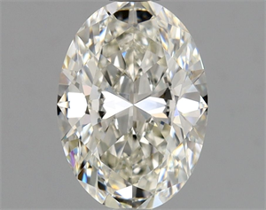 Picture of Natural Diamond 0.90 Carats, Oval with  Cut, I Color, VVS2 Clarity and Certified by GIA