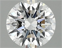 Del inventario de diamantes de laboratorio, 2.01 quilates, Redondo , Color D, claridad VVS2 y certificado IGI