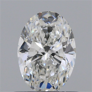 Foto Diamante Natural 0.71 quilates, Ovalado , Color F, claridad VVS1 y certificado GIA de