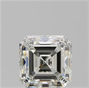 Natural Diamond 2.01 Carats, Asscher with  Cut, J Color, VS1 Clarity and Certified by GIA