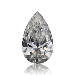 Foto Diamante Natural 0.42 quilates, De pera , Color F, claridad SI1 y certificado GIA de