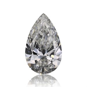 Foto Diamante Natural 0.42 quilates, De pera , Color F, claridad SI1 y certificado GIA de
