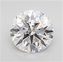 Lab Grown Diamond 1.04 Carats, Round with Ideal Cut, D Color, VVS2 Clarity and Certified by IGI
