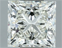 Natural Diamond 1.21 Carats, Princess with  Cut, I Color, VS1 Clarity and Certified by IGI