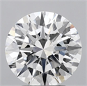 Lab Grown Diamond 2.81 Carats, Round with Excellent Cut, F Color, VS1 Clarity and Certified by IGI