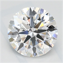 Lab Grown Diamond 2.07 Carats, Round with Ideal Cut, D Color, IF Clarity and Certified by IGI