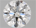 Natural Diamond 0.90 Carats, Round with Excellent Cut, F Color, SI1 Clarity and Certified by GIA