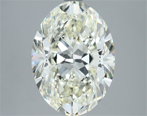 Foto Diamante Natural 4.01 quilates, Ovalado , Color K, claridad VS2 y certificado IGI de