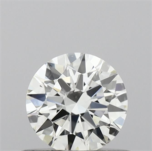 Picture of Natural Diamond 0.40 Carats, Round with Excellent Cut, H Color, VVS1 Clarity and Certified by GIA