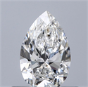 Diamante Natural 0.40 quilates, De pera , Color D, claridad VVS1 y certificado GIA