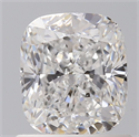 Diamante Natural 1.00 quilates, Del cojín , Color F, claridad SI2 y certificado GIA
