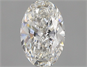 Natural Diamond 0.50 Carats, Oval with  Cut, F Color, VS2 Clarity and Certified by GIA