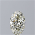 Natural Diamond 3.02 Carats, Oval with  Cut, K Color, SI2 Clarity and Certified by GIA