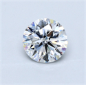 Natural Diamond 2.50 Carats, Round with Excellent Cut, F Color, SI1 Clarity and Certified by GIA