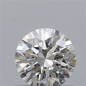 Picture of Natural Diamond 0.51 Carats, Round with Excellent Cut, E Color, VS1 Clarity and Certified by IGI