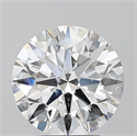 Natural Diamond 3.01 Carats, Round with Excellent Cut, D Color, SI2 Clarity and Certified by GIA