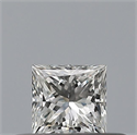 Natural Diamond 0.23 Carats, Princess with  Cut, F Color, VS1 Clarity and Certified by GIA