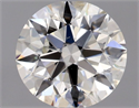 Natural Diamond 1.05 Carats, Round with Excellent Cut, H Color, SI2 Clarity and Certified by GIA