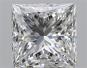 Foto Diamante Natural 2.71 quilates, Princesa , Color F, claridad VS1 y certificado GIA de