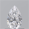 Diamante Natural 0.60 quilates, De pera , Color D, claridad VS1 y certificado GIA