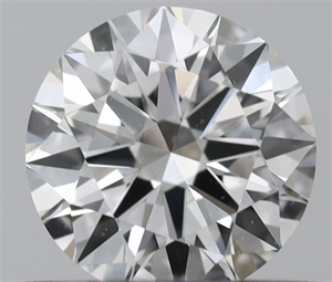 Picture of Natural Diamond 0.40 Carats, Round with Excellent Cut, F Color, VS2 Clarity and Certified by IGI