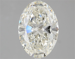 Picture of Natural Diamond 3.01 Carats, Oval with  Cut, J Color, SI1 Clarity and Certified by GIA