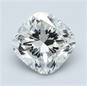 Natural Diamond 1.50 Carats, Cushion with  Cut, I Color, SI2 Clarity and Certified by GIA