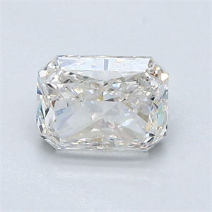 Picture of Natural Diamond 1.01 Carats, Radiant with  Cut, I Color, VS1 Clarity and Certified by GIA