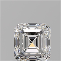 Natural Diamond 0.90 Carats, Asscher with  Cut, E Color, VS1 Clarity and Certified by GIA