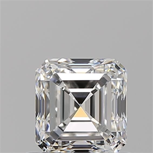Picture of Natural Diamond 0.90 Carats, Asscher with  Cut, E Color, VS1 Clarity and Certified by GIA
