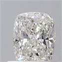 Natural Diamond 0.70 Carats, Cushion with  Cut, F Color, SI1 Clarity and Certified by GIA