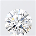 Lab Grown Diamond 2.54 Carats, Round with Ideal Cut, E Color, VVS2 Clarity and Certified by IGI