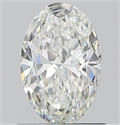 Natural Diamond 0.90 Carats, Oval with  Cut, G Color, VS2 Clarity and Certified by GIA