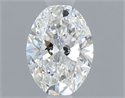 Natural Diamond 0.50 Carats, Oval with  Cut, G Color, VVS1 Clarity and Certified by GIA