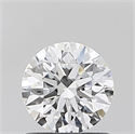 Lab Grown Diamond 0.81 Carats, Round with Ideal Cut, D Color, SI1 Clarity and Certified by IGI
