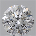 Lab Grown Diamond 1.05 Carats, Round with Excellent Cut, D Color, VVS2 Clarity and Certified by IGI
