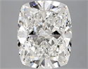 Natural Diamond 3.50 Carats, Cushion with  Cut, H Color, VS1 Clarity and Certified by GIA
