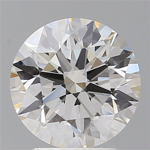 Picture of Lab Grown Diamond 3.05 Carats, Round with Ideal Cut, G Color, VS1 Clarity and Certified by IGI
